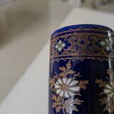 Enamelled scroll vase