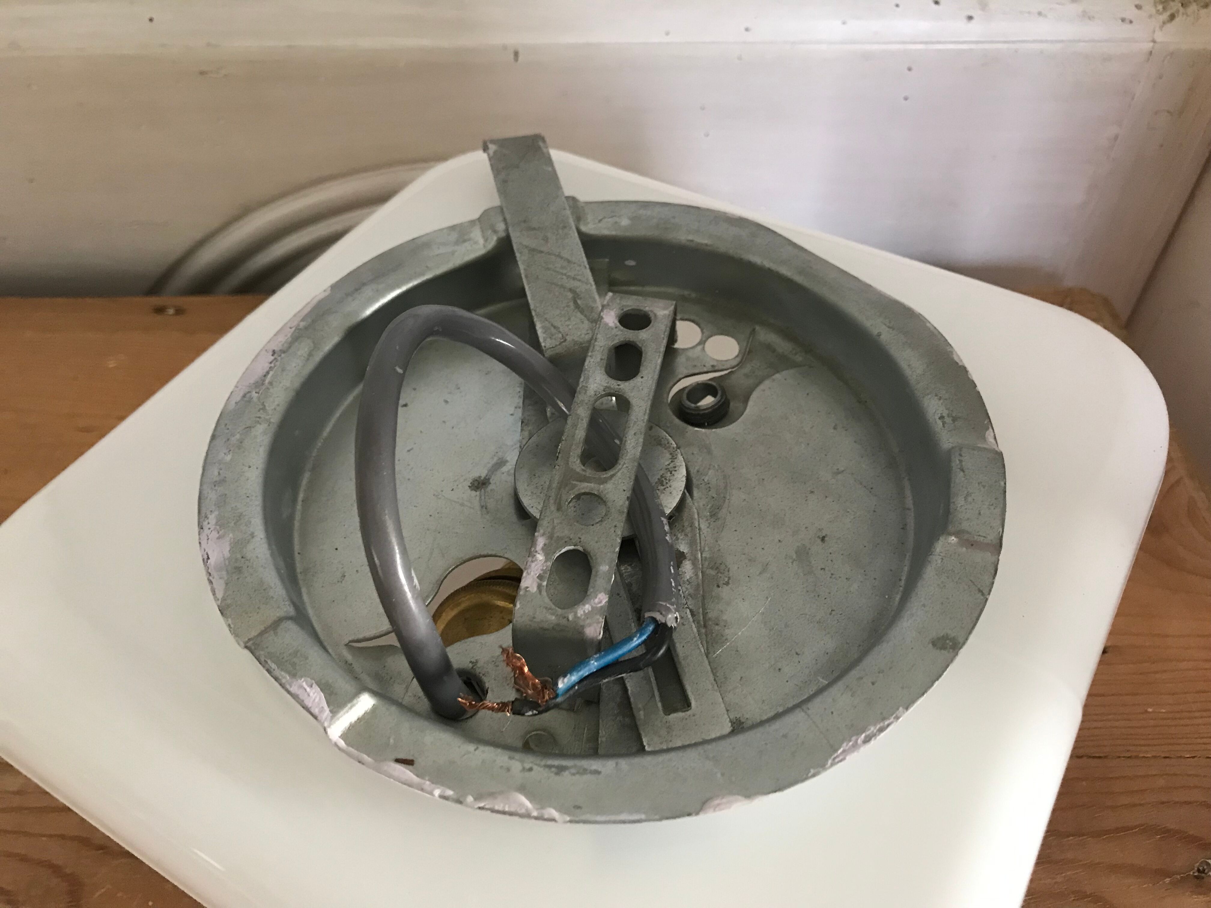 Ceiling lamp opaline 20X20