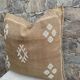 Cactus silk cushion cover: Handwoven Moroccan Sabra cushion