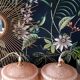 Pink Clichy glass suspension