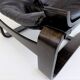 Nelo Kroken leather chair with ottoman by Ake Fribytter