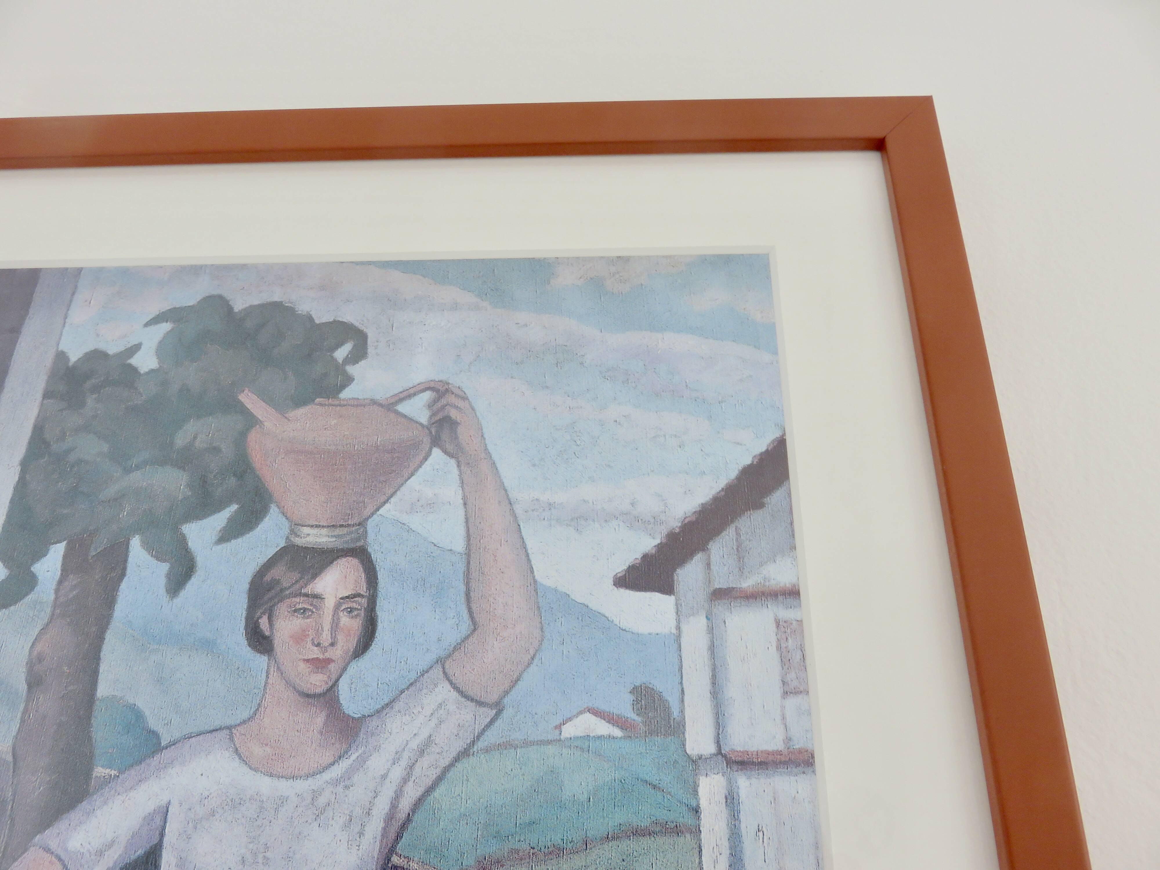 Reproduction Ramiro Arrue "The Water Carrier and the Sandal Maker" Basque Country