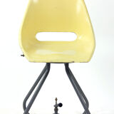 Yellow Tram Chair By Miroslav Navratil For Vertex, 1960s