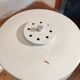 Vintage gray lamp, industrial style, 50s-60s