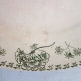 Large oval ironstone platter "Palmyre" Sarreguemines