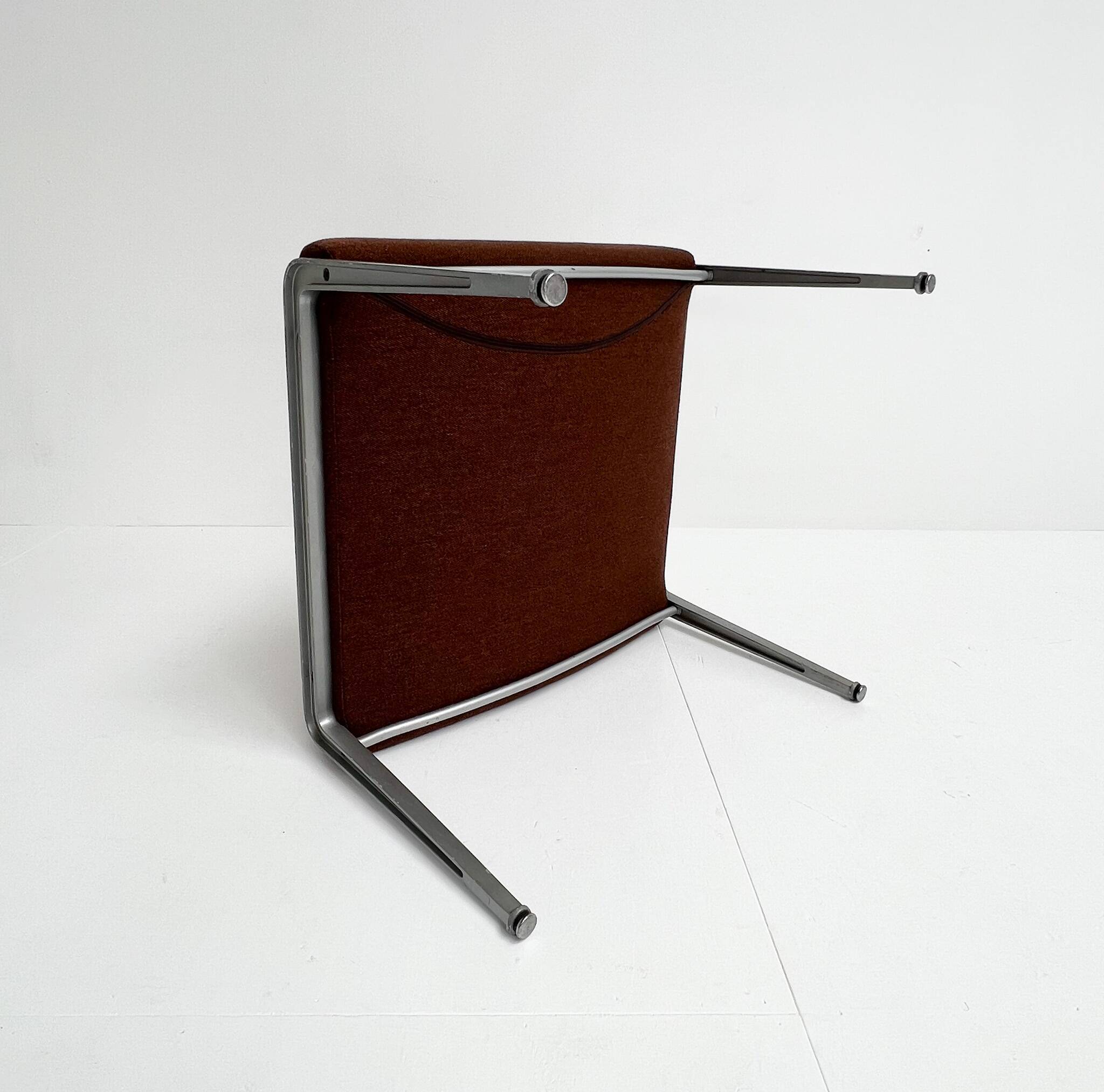 Rare armchair with footstool attributed to Gispen, 1960s