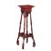 Porte-vases ancien en noyer avec décorations, XIXe siècle