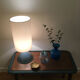 Vintage blue sandstone lamp 1960