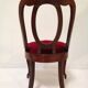 Antique empire style gondola chair