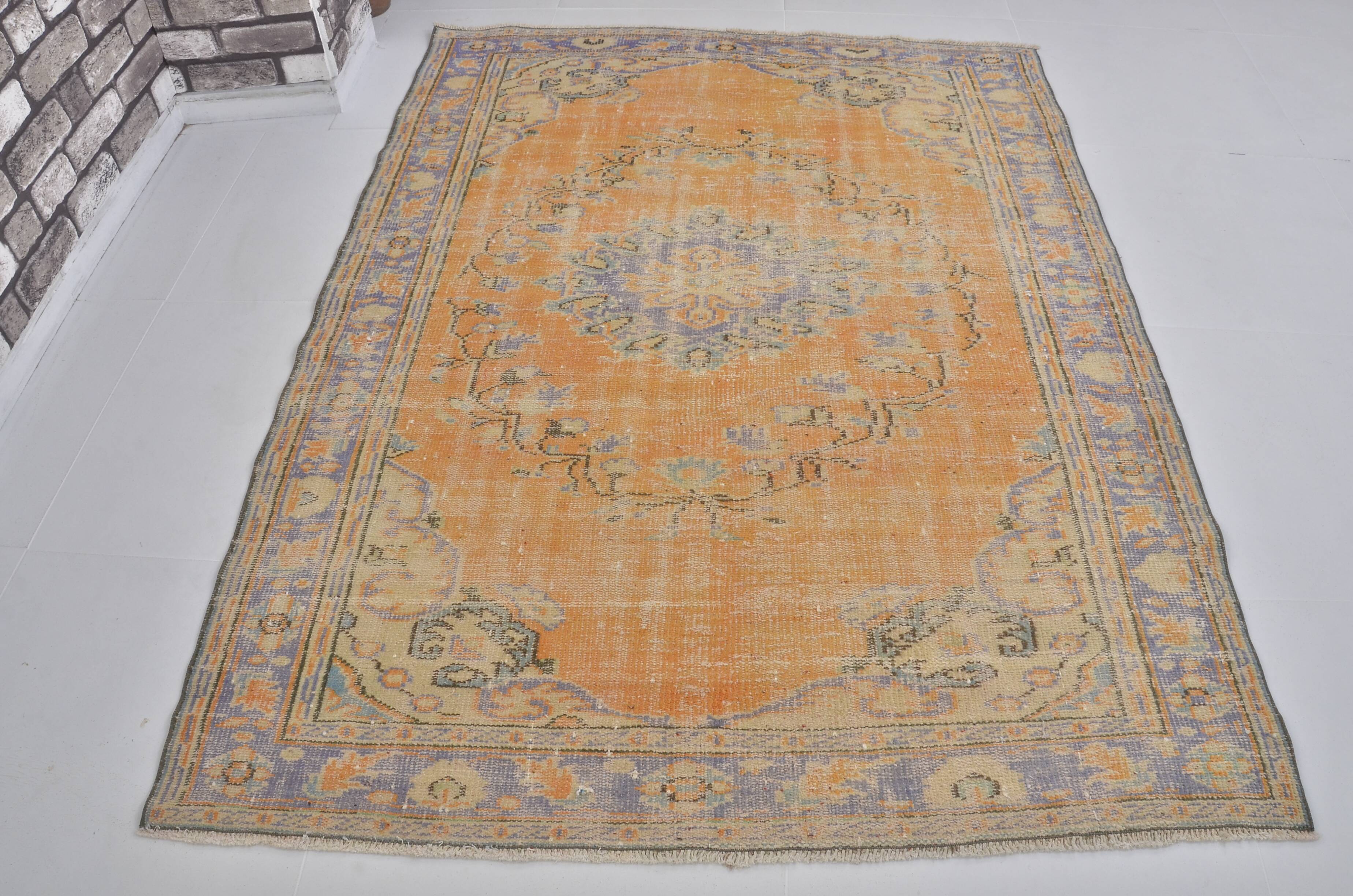 Vintage OushaK tURKİSH cARPET SKU1346