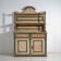 Pine kitchen buffet with two doors and shelves – Central Europe, around 1910