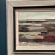 Original Swedish Oil on Panel – “Field Patches” by Evert Färhm (1901–1971) – Signed – 1968 – Vintage & Framed – 61 × 53 cm (24" × 20.9")