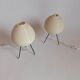 Pair of bedside lamps from the 50s/60s