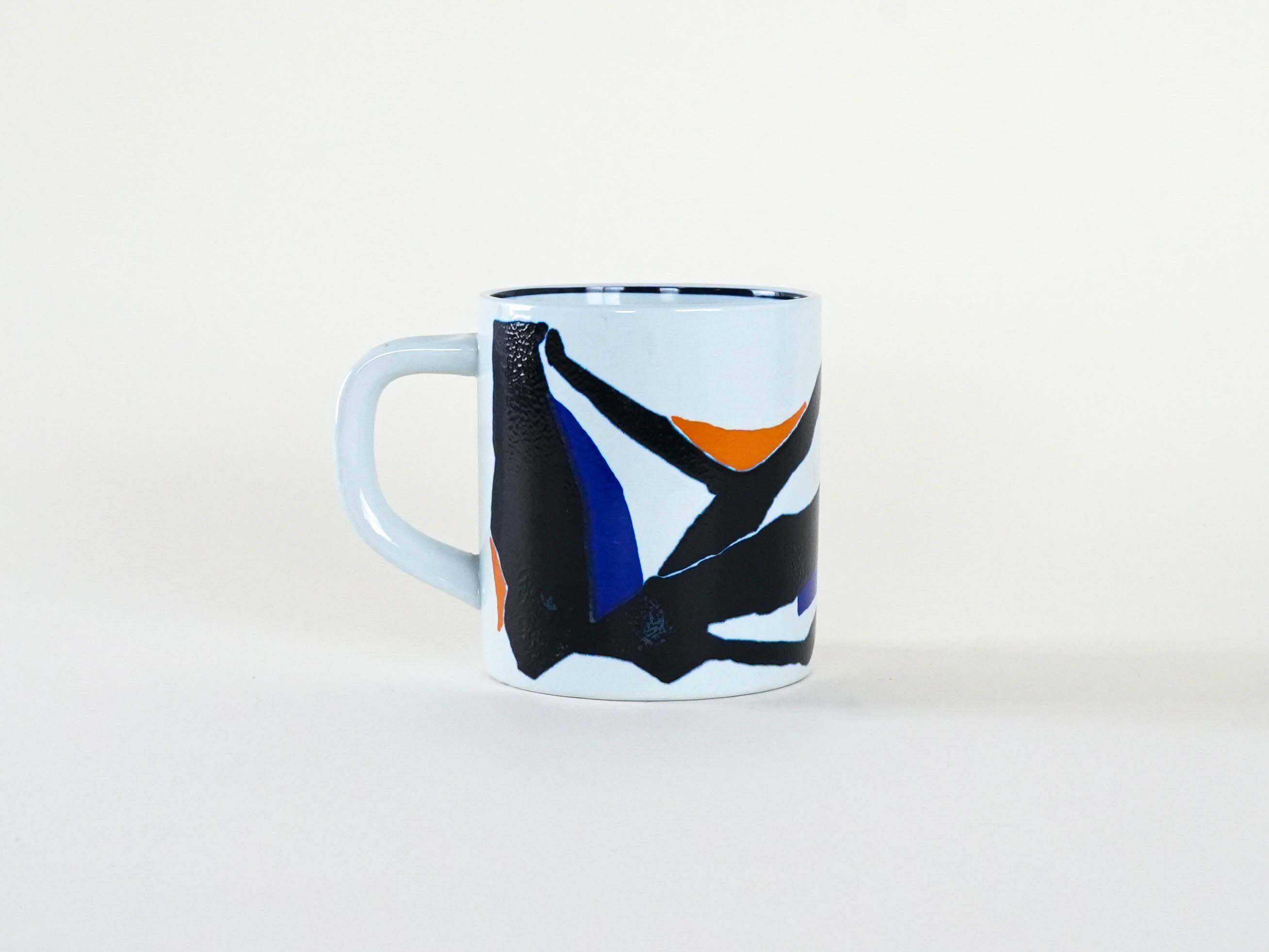 Porcelain mug, Danish design, 1982, manufacturer: Royal Copenhagen