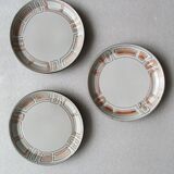 Set of 10 niderviller glazed stoneware plates