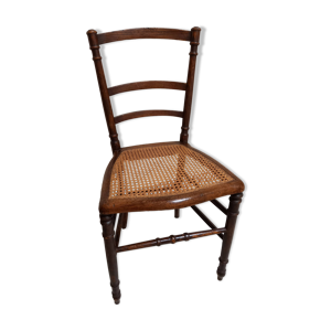chaise ancienne cannée