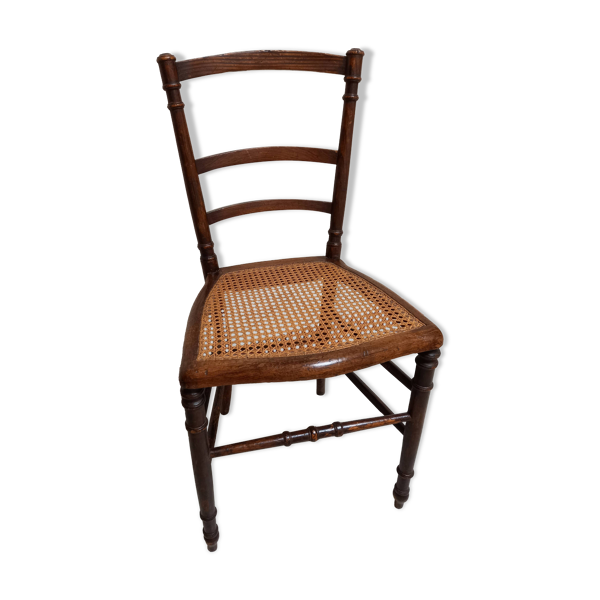 Chaise ancienne cannée