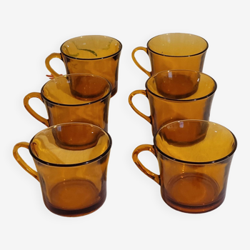 6 cups Duralex - vintage