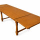 Large solid wood farmhouse table