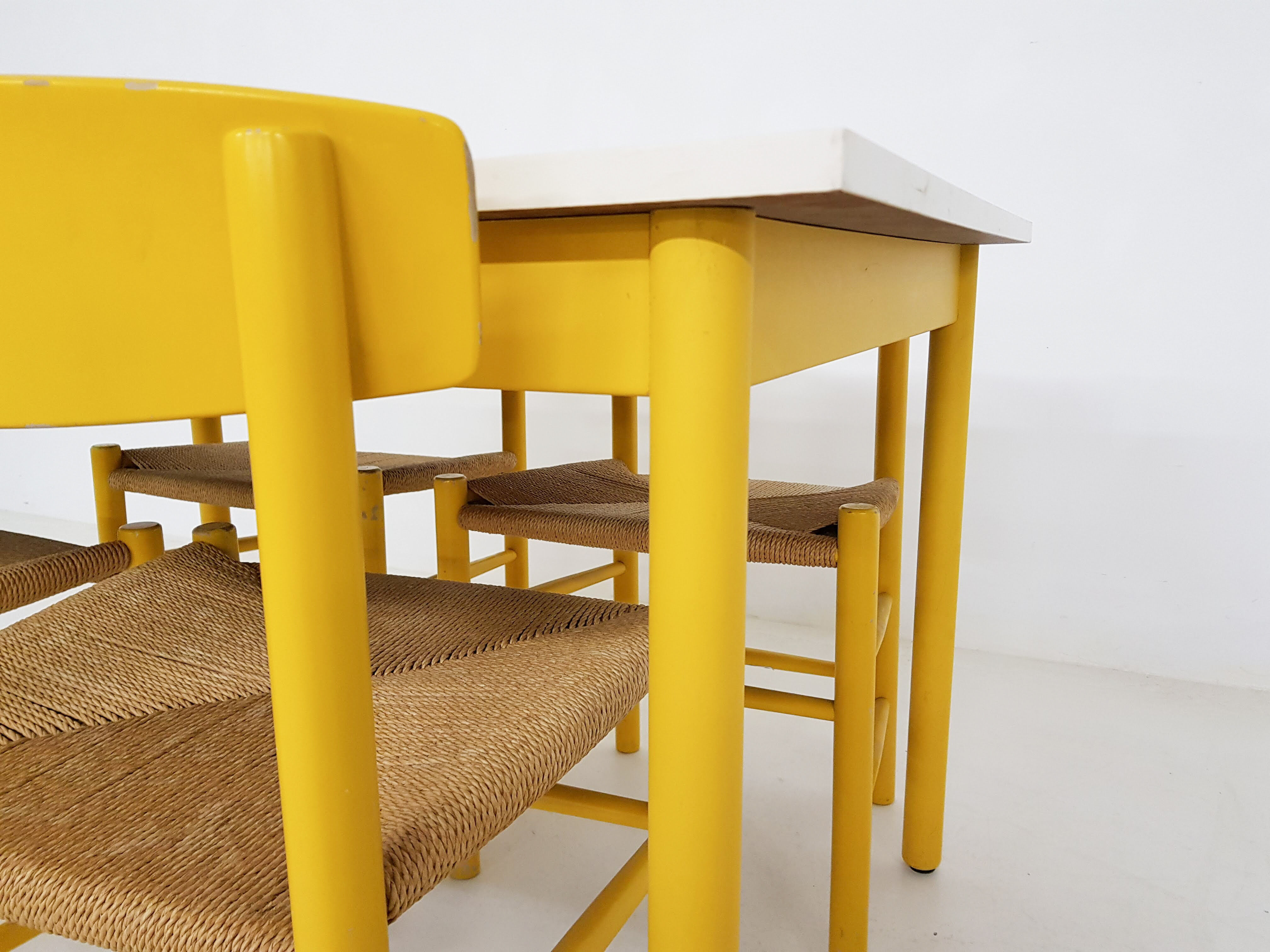 Borge Mogensen for FDB Mobler dining set, Denmark 1960
