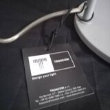 Lampe de table abat-jour en tissu courbé par Tronconi