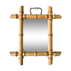 Miroir en bambou des