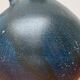 Vintage German brutalist studio pottery vase carafe by Gerhard Liebenthron, 1980.