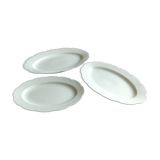 3 serving dishes in Rosenthal white porcelain - Art Deco
