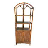 Vintage rattan shelf