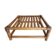 Bamboo luggage rack coffee table