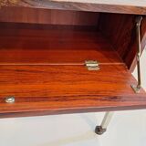 Vintage rosewood bedside table.