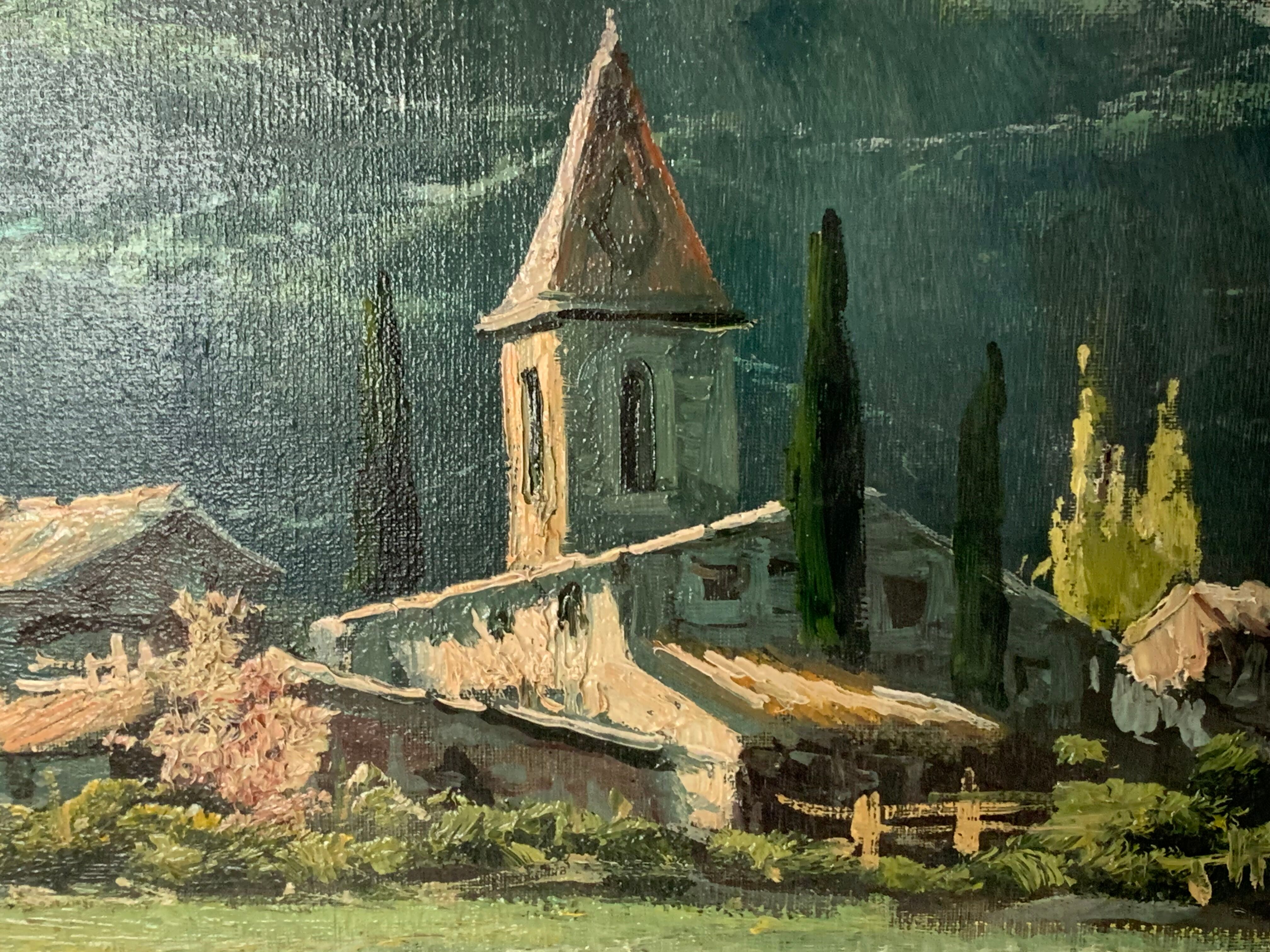 Mountain landscape painting