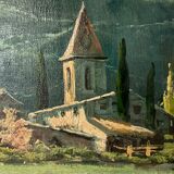 Mountain landscape painting