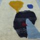 Tapis beni ouraine tissé main artisanale traditionnelle à motifs colorés