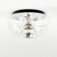 Mid-Century Space Age Glass Wave Ceiling Light - Koch & Lowy for P&P, 1970s