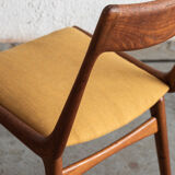 Set of 4 boomerang dining chairs by Alfred Christensen, Denmark 1960