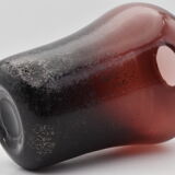 Vintage bubbled glass vase