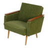 Vintage Sessel Easy Chair Armlehnen 50er 60er Teak Mid-Century