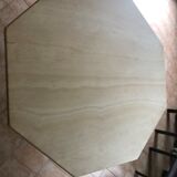 Travertine dining table brand roset