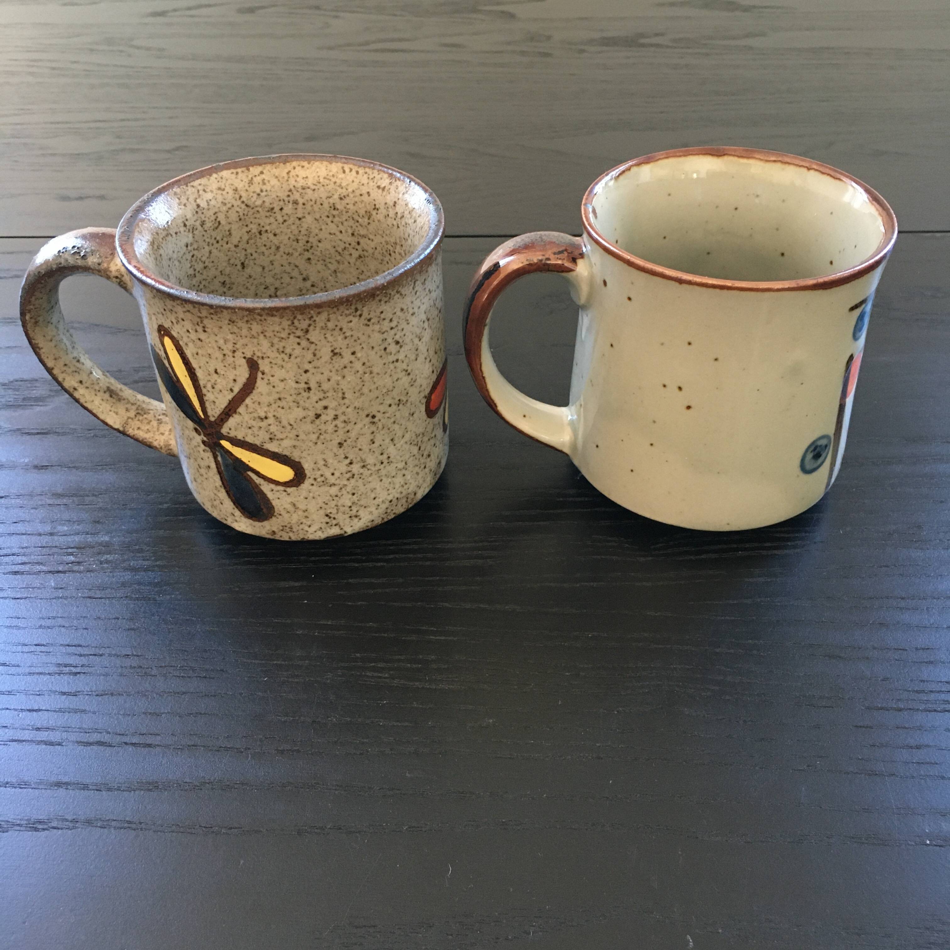Pair of Scandinavian mugs