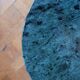 Emerald marble coffee table