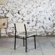 Modernist white skai chair, 1950