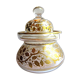 Candy, Baccarat crystal sugar: garlands of golden leaves with fine gold