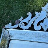 Large murano venice fireplace mirror 1930