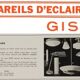 1930s Art Deco wall light by Gispen; Giso no. 4006