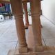 Grande table ancienne ferme monastère sablé vintage chêne massif