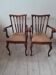 Pair of Queen Anne Style Armchairs original
