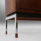 Belgian Mid-Century rosewood highboard 1960