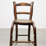 Antique Patinated Children's Chair, 1890s