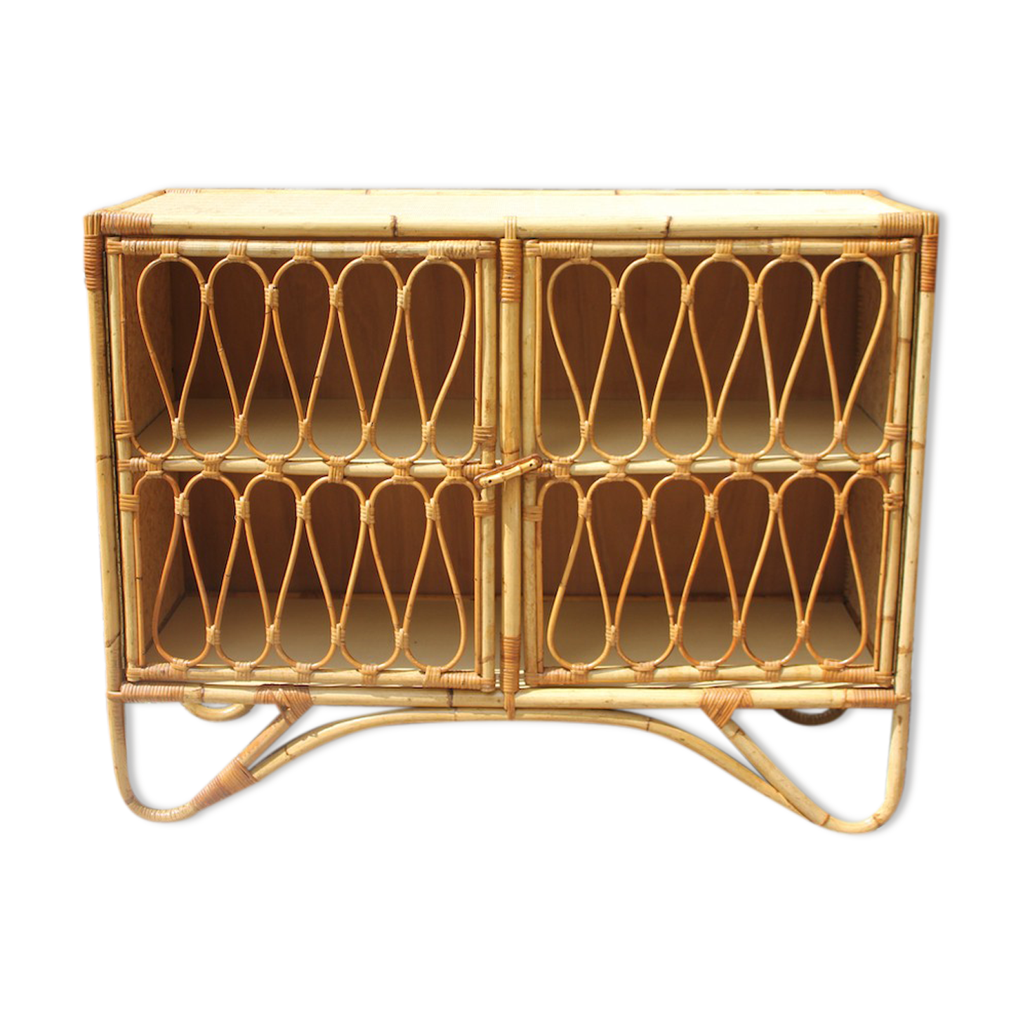 Vintage rattan buffet